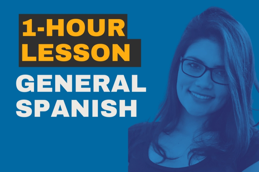 course 1-hour Online Spanish lesson