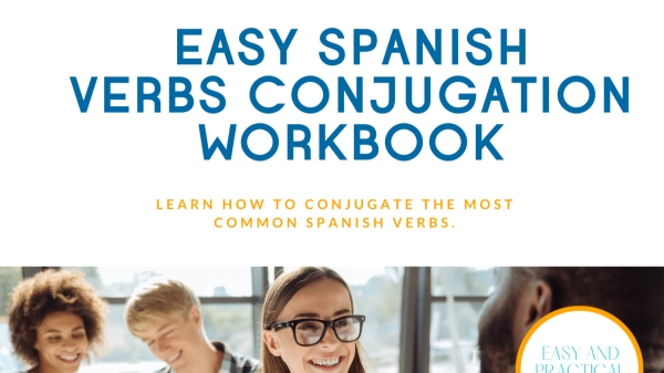 Free easy Spanish verbs conjugation workbook